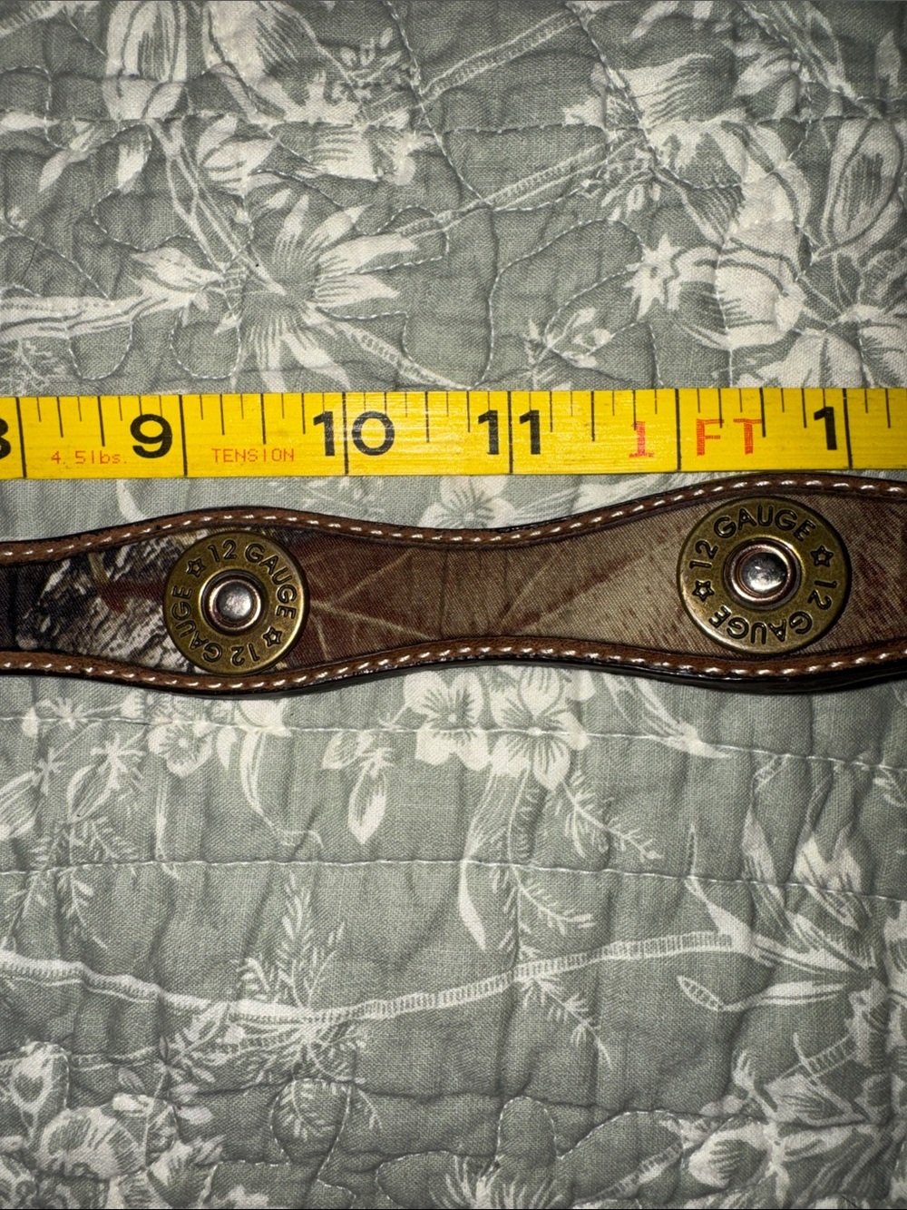 Nocona Brown and Realtree Kids Leather Belt - Picture 3 of 5